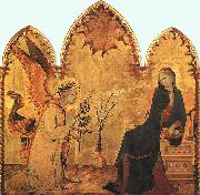 Simone Martini The Annunciation and the Two Saints oil painting reproduction